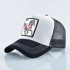 Wholesale Customizable Embroidered Animal Design Caps Gorras Para Hombre Originales De Animales For Kids