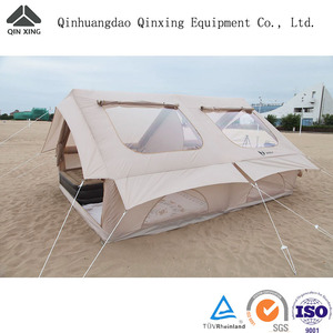 Qx nhà máy lớn kaki Oxford vải bốn mùa glamping không thấm nước không khí Lều Inflatable cắm trại ngoài trời - Product Image 3