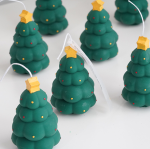 Holiday Creative Christmas Holiday <b>Gift</b> Home Decor Christmas Tree Scented <b>Candles</b> Soy Wax Beeswax - Product Image 3