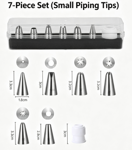 Set di punte per decorazione torte in acciaio inossidabile 304, ugelli per glassa e crema, strumenti per <span class=keywords><strong>pasticceria</strong></span> fai da te con scatola portaoggetti - Product Image 5
