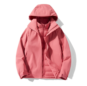 Nouveau Style veste hommes et femmes deux pièces ensemble graphène doublure en duvet veste chaude coupe-vent respirant confortable de haute qualité - Product Image 5