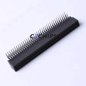 ER72BGFBK Gold Finger Connector Bent Lead Through Hole,P=2.54mm Connector EDGE SLOT 2.54mm 72P Right Angle Insert - Product Image 1