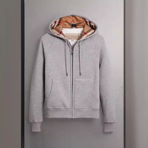 Felpe <span class=keywords><strong>con</strong></span> <span class=keywords><strong>Cappuccio</strong></span> di Alta Qualità in Stile Britannico per Uomo e <span class=keywords><strong>Donna</strong></span>, Cardigan <span class=keywords><strong>con</strong></span> Zip Integrale, Loghi Ricamati Personalizzabili - Product Image 3