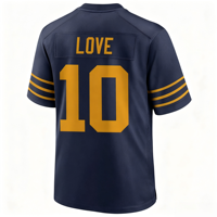 Jahitan Berkualitas Terbaik Dapat Disesuaikan # 1PARSONS # 11 REED # 10 CINTA # 12 RODGERS Jersey Sepak Bola Amerika