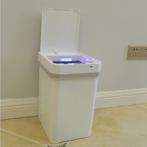 Intelligent Touchless Motion <strong>Sensor</strong> Lid-equipped <strong>Trash</strong> <strong>Bin</strong> Office Smart <strong>Trash</strong> Can Indoor Automatic Waste <strong>Bin</strong> - Product Image 2