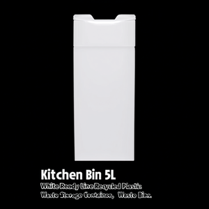 Poubelle de cuisine (5Lt) READY Blanc k251938 - Product Image 3