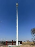 Tour de signalisation télécom en acier galvanisé de 20 à 120 m, tour de communication, monopôle en acier, durée de vie supérieure à 50 ans, certifié ISO9001