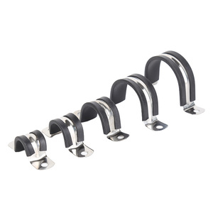 Abrazadera de Tubo en Forma de U Card King de 14-200 mm de Acero Inoxidable con Tira de Goma para la Industria General - Product Image 1