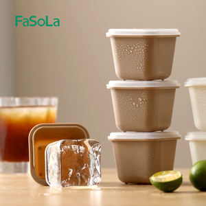 FaSoLa-bandejas para cubitos de hielo con tapa, Set de 6 unidades para hacer helados caseros con tapa - Product Image 3