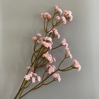 Fleurs artificielles séchées douces au toucher pour mariage et Saint-Valentin, gypsophile vintage, décoration florale intérieure pour hôtel et maison, automne