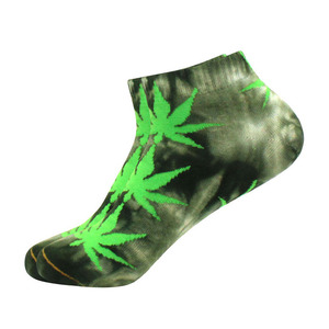 Chaussettes courtes en gros de haute qualité à motif feuille d'érable, épaisses, à séchage <span class=keywords><strong>rapide</strong></span>, florales d'automne, colorées, pour skateboard, hip-hop, couple - Product Image 2