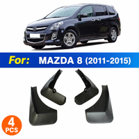Mudguard Mobil Mudah Dipasang untuk Mazda 8, Pelindung Lumpur Plastik, Tanpa Perlu Pengeboran, Khusus untuk Mobil Mazda 8