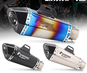 Pot d'échappement universel pour moto 38-51 mm CH pour Cbr650 Z900 <span class=keywords><strong>Mt07</strong></span> R3 B10 <span class=keywords><strong>Silencieux</strong></span> de moto - Product Image 6