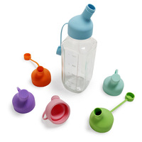 Couvre-bocal en silicone universel anti-fuite pour bouteilles de lait et bocaux en verre, style américain, pour une conservation optimale