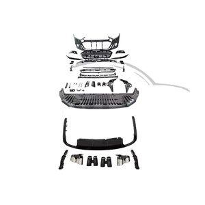 Calandre de pare-chocs avant en ABS noir chromé de style sport pour <span class=keywords><strong>Audi</strong></span> <span class=keywords><strong>S8</strong></span> 2019-<span class=keywords><strong>2022</strong></span> Pièces de tuning automobile - Product Image 1