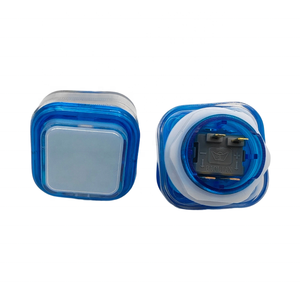 Bouton poussoir carré LED 36*36mm pour machine de jeu d'arcade avec micro-interrupteur intégré, accessoire pour appareils de divertissement - Product Image 1