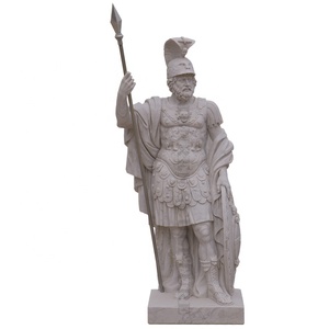 レオナルドダヴィンチ像彫刻大理石石有名像工場価格 - Product Image 5