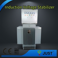 Stabilisateur de tension immergé dans l'huile triphasé industriel 1600KVA, armoire de commande de type induction TNSJA, tension de sortie réglable 0-650V