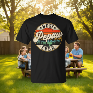 Meilleur t-shirt vintage Pepaw Ever pour grand-père, cadeau pour la fête des pères - Product Image 3