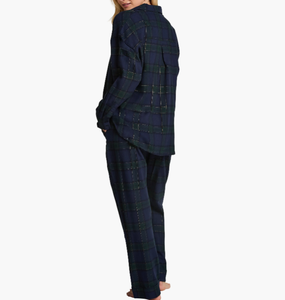 Vêtements <span class=keywords><strong>de</strong></span> nuit en coton <span class=keywords><strong>pour</strong></span> femmes, vêtements <span class=keywords><strong>de</strong></span> détente à carreaux brossés, <span class=keywords><strong>pantalon</strong></span> à manches longues, pyjama en flanelle <span class=keywords><strong>pour</strong></span> femmes, <span class=keywords><strong>ensemble</strong></span> long, vêtements personnalisés <span class=keywords><strong>pour</strong></span> femmes, ensembles <span class=keywords><strong>pour</strong></span> femmes - Product Image 3