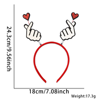 Serre-tête personnalisé avec inscription LOVE YOU Cupid Angel, bandeau imprimé romantique pour séances photo de couple, événements de mariage et selfies à domicile