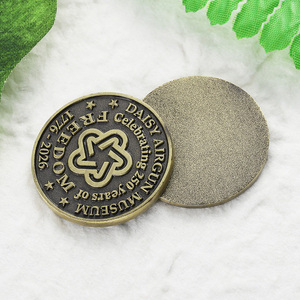 Nouvelles Pièces Commémoratives en Alliage de Zinc <span class=keywords><strong>Bronze</strong></span> Antique, Gravure en Relief 3D, Pièces Métalliques Personnalisées pour Musée, 250 Ans de Liberté - Product Image 4