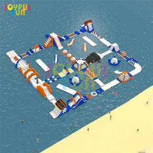 JOYFUL FUN China Factory Import <span class=keywords><strong>Parc</strong></span> aquatique flottant gonflable pour adultes Parcours d'obstacles/<span class=keywords><strong>parc</strong></span> aquatique gonflable - Product Image 4