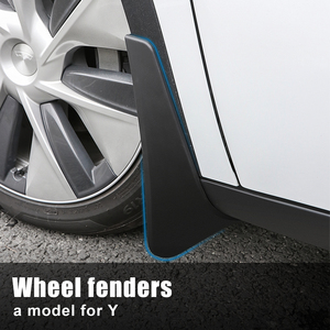 Accessoires de voiture modèle 3 4 pièces PP protections avant et arrière de voiture pour <span class=keywords><strong>Tesla</strong></span> modèle 3 - Product Image 2