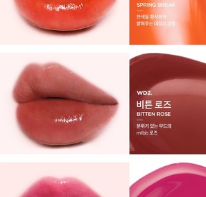 เมอร์ซี่ วอเทอร์รี่ ดิว ลิควิด ลิป ทินท์ รุ่น 8809510685590 บีทเทน โรส โรส ติดทนนาน ให้ลุคธรรมชาติ ปรับแต่งได้ 4 มล. - Product Image 4