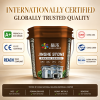 Pintura Ecológica de Piedra Inorgánica Real, Sin VOC, Sin Formaldehído, Revestimiento para Fachadas Exteriores, Certificación CE REACH, OEM