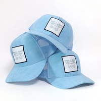 Casquette Trucker Richardson Style 6 Panneaux Personnalisée OEM de Haute Qualité avec Logo Brodé et Filet, Fermeture Snapback, Modèle 112