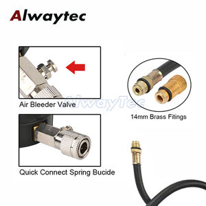 Xe xi lanh Tester Kit động cơ 0-300psi đo áp suất xe máy kép phát hiện Bộ Xăng gas kiểm tra M10 M12 M14 M18 Bộ chuyển đổi - Product Image 5