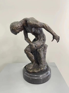 Estatua de Metal Personalizada de Tamaño Pequeño, Arte de Fernando Botero, Mujer Gorda Desnuda de Bronce sobre Caballo - Product Image 5