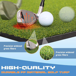Tappetino da <span class=keywords><strong>Golf</strong></span> <span class=keywords><strong>4</strong></span> in 1 di Alta Qualità con Base Antiscivolo e Erba Sintetica Sostituibile per Allenamento di Swing e Chip - Product Image 5