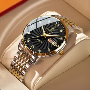 New Trendy High Quality Fashion Simple Minimal Stylish Date Luxury Wrist Custom Business Quartz Watches Men