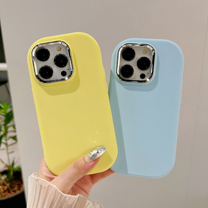 Funda de teléfono de silicona suave de caramelo de moda para <span class=keywords><strong>iPhone</strong></span> 11 12 13 14 Pro <span class=keywords><strong>Max</strong></span> X <span class=keywords><strong>Xs</strong></span> XR <span class=keywords><strong>Max</strong></span> funda de parachoques a prueba de golpes - Product Image 1