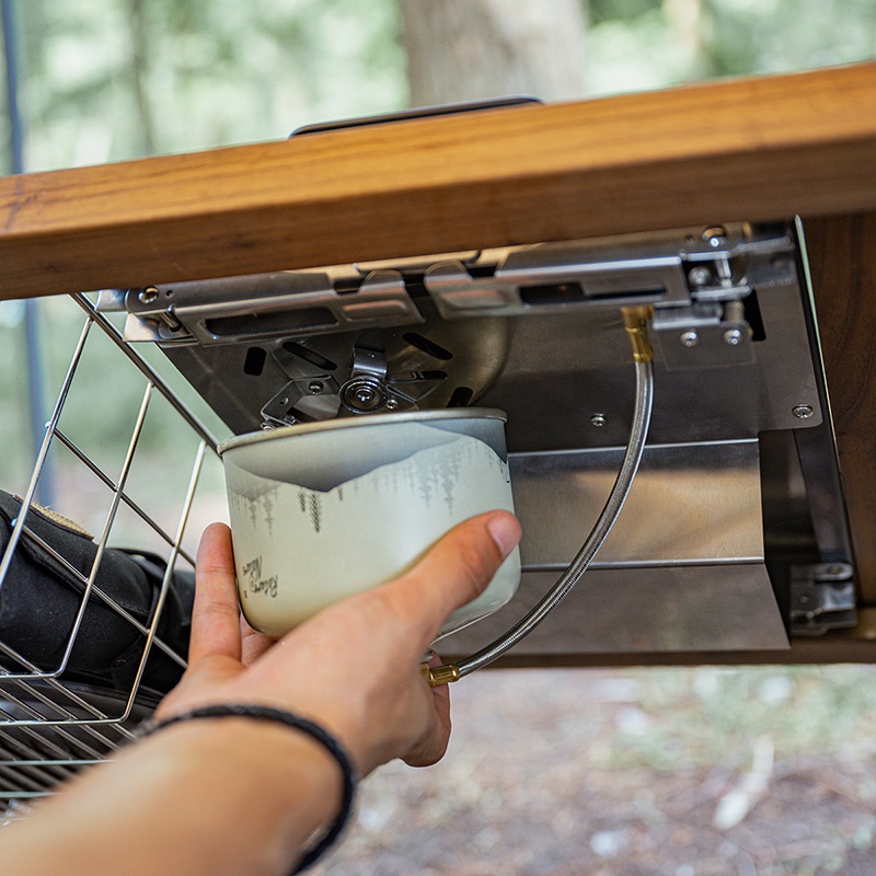 Naturehikeグランピング屋外ポータブルガス折りたたみストーブ
