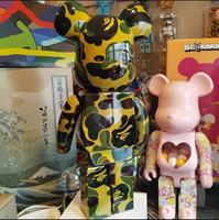 Figurines Bearbrick 1000% de 70 cm, jouets en résine et ABS, modèles décoratifs Bearbrick pour la décoration de la maison et la collection