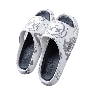 Semelles épaisses d'été couple open-toe graffiti tendance intérieur et extérieur pantoufle maison pour les loisirs - Product Image 1