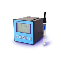Pengukur Ph Online air dan Monitor Orp dengan kontrol relai Alarm Output Modbus Rs485