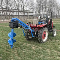Nouvel équipement agricole : Tarière à moteur pour tracteur, haute productivité, usage domestique