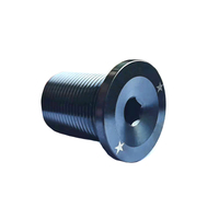 GR5 Boulons hexagonaux en titane M24 * 33 pour vélos