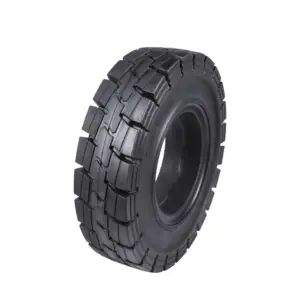 Solid Wheel Tire For Forklift Steer Wheel Loader G8.25-15 Industrial Wheel Factory Forklift Solid Tire