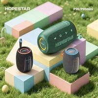 Enceinte portable Bluetooth Hopestar P90 70W avec lumière rythmique RGB, basses profondes et radiateur passif pour fêtes et camping
