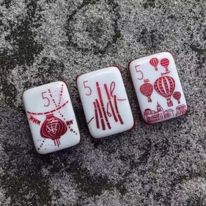 Juego de Mahjong Americano de Lujo de 7 Capas de Acrílico, Personalizado y Creativo, para Jugar Juntos - Product Image 5