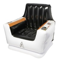 Fauteuil gonflable Star Trek en vinyle épais et résistant, fauteuil gonflable en plastique durable pour enfants, canapé individuel, trône, fauteuil