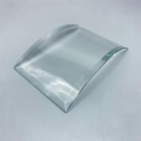 Panneau de verre trempé incurvé transparent et incolore pour garde-corps de salle de bain décoratif, escalier, porte, fenêtre, mur rideau 6mm