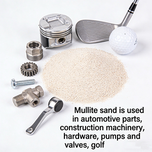 80-120 Mesh Mullitsand Hochfeuerfest (1770°C-2000°C) 41%-51% Al2O3 47%-55% SiO2 - Product Image 3