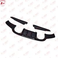 Z-ART 2009-2012 E90 diffuseur arrière en Fiber de carbone sec pour BMW M3 lèvre arrière en Fiber de carbone pour BMW E90 M3 Kit de carrosserie de becquet de lèvre de queue