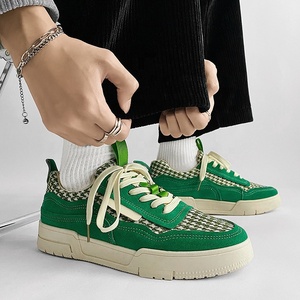 أحذية رجالية كاجوال عصرية بنمط هاوندستوث من القماش بسعر منخفض ورائجة البيع، تصنيع مخصص بشعار خاص، أحذية تزلج أنيقة للرجال - Product Image 5